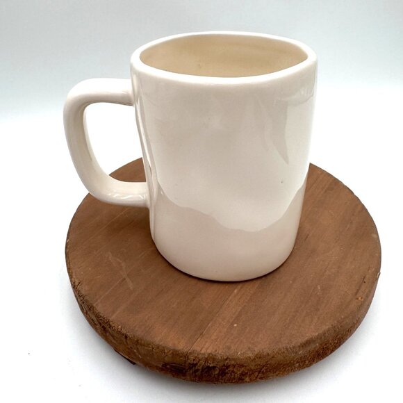 Rae Dunn Cat Mom White Ceramic Coffee Mug With Modern Handwritten Text Design 12 - Picture 3 of 8